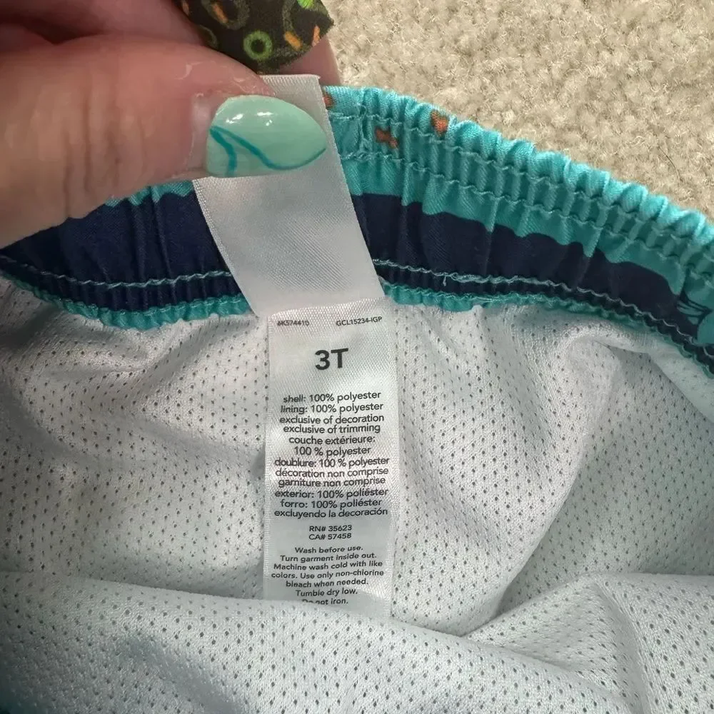 Toddler Boys Carters Swim Shorts 3T
